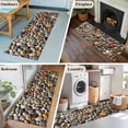 thumbnail image 5 of Kitchen Runner 2 x 6 Ft, Colorful Stones Non-Slip Residential Carpet, Farmhouse Stones Modern Art Indoor Crawling Mats Runner Rugs for Living Room/Dining Room/Bedroom, 5 of 9