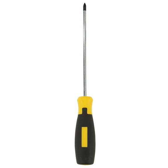 Klutch Comfort Grip Phillips Screwdriver, #1 x 6in.
