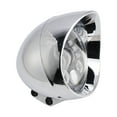 thumbnail image 4 of Multifunctional Beam Headlight Lamp Custom Chrome Fits For Racer Bobber Chopper, 4 of 12