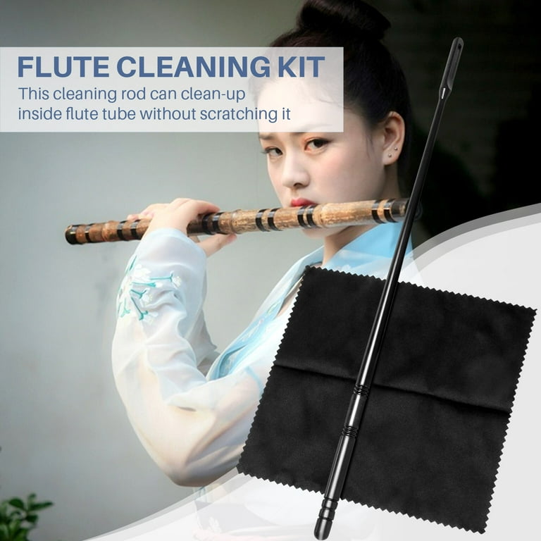 sempre|flute Artist Series Cleaning Cloth - Concert Black