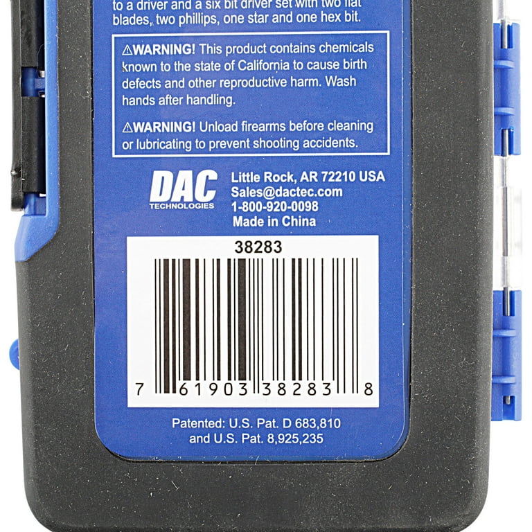 DAC Gunmaster .357/.38/.380/9 mm Caliber Pistol Cleaning Kit