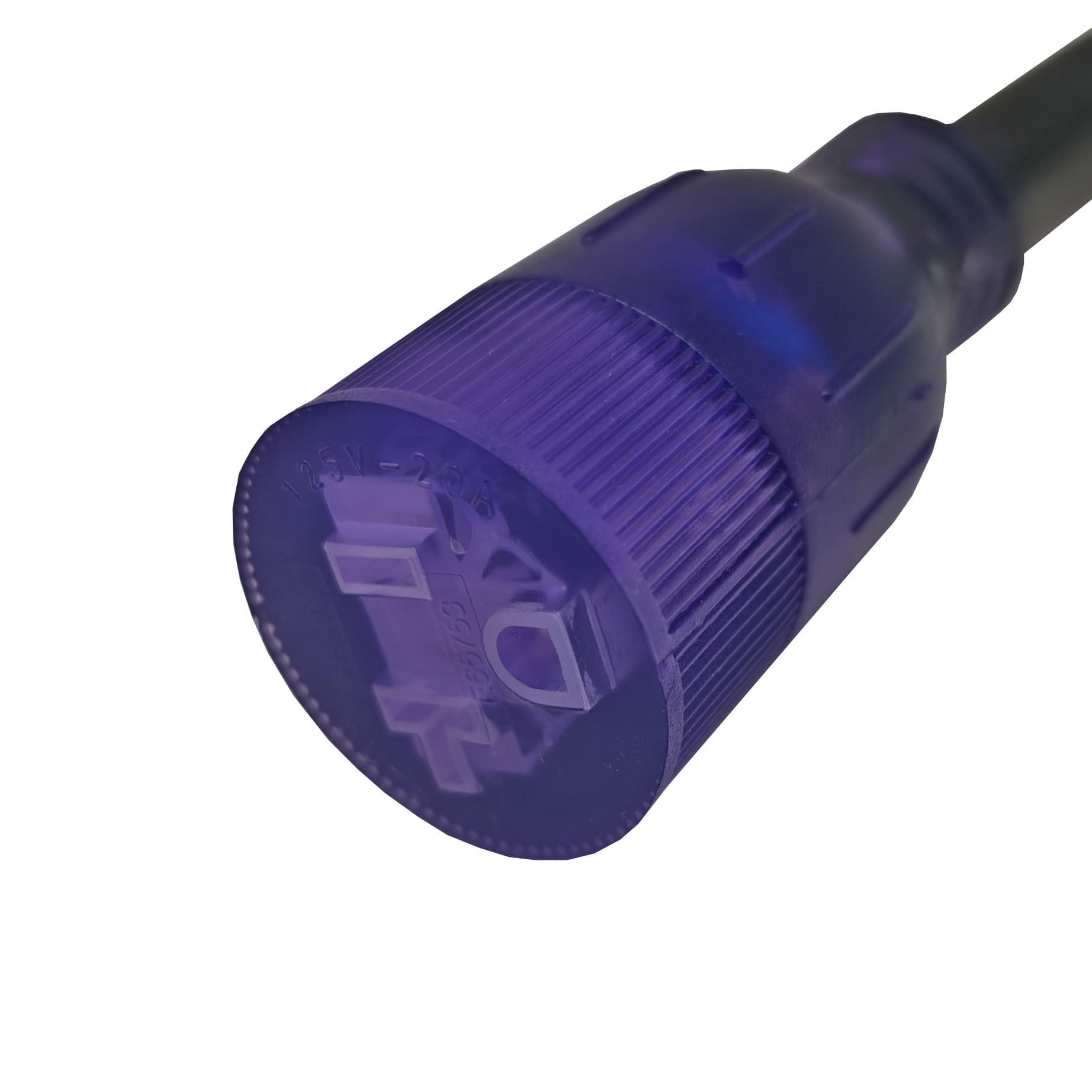 Parkworld 65252 NEMA 5-20 Extension Cord 5-20P to 5-20R (T Blade Female Also for 5-15R Adapter) 125V, 20A, 2500W (50FT)