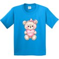 thumbnail image 3 of Inktastic Cute Teddy Bear with Heart Love Youth T-Shirt, 3 of 5