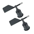 thumbnail image 5 of NICEXMAS 2Pack Black ABS Wind Meter Anemometer for Greenhouse Use and Simple Design 7.9x5.9x2.4in, 5 of 8