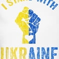 thumbnail image 3 of CafePress - Support Ukraine I Stand With Ukraine Ukrai Pajamas - Women's Short Sleeve Print T-Shirt and Pants Light Cotton Pajama Set, 3 of 7