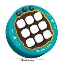 3-in-1 Electronic Tic Tac Toe Game Handheld Console Strategy Training Toy for Ages 4 Portable Travel Game Family Interactive Play Learning Development Birthday Christmas Gift