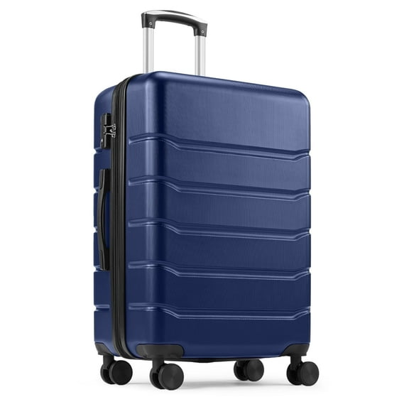 Aidoly 28 Inch Luggage with TSA Lock, Hard Shell Suitcase with Spinner Wheels, Expandable Luggage, Blue