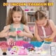 thumbnail image 2 of Kit de manualidades para terrario de unicornio con luz LED nocturna remota: regalo de cumpleaños DIY para niñas de 5 a 10 años, 2 of 6