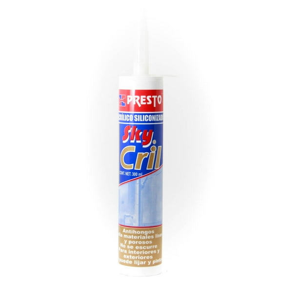 Sellador Acrílico Siliconizado Presto Champagne 300ML