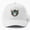 White, variant on Western Cow Skull Turquoise Gem Baseball Cap, Ranch Style Graphic Design, Classic Hat