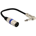thumbnail image 1 of Cable macho mono 6.35mm a XLR Enchufe Masculino Micrófono 200 x 50 x 30 mm Sunnimix, 1 of 7