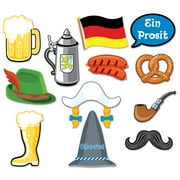 Beistle - Oktoberfest Photo Fun Signs - 6½"-10" - Pack of 12