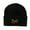 Black, variant on Happy Halloween Boo Embroidered Long Beanie - Grey OSFM
