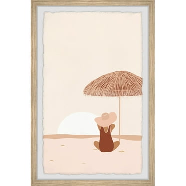 Marmont Hill Under a Nipa Hut Framed Painting Print