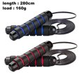 thumbnail image 2 of Speed Rope Rodamientos de bolas de 360° sin enredos, fácil de ajustar con asas de espuma viscoelástica, fitness, ejercicio, 2 of 5