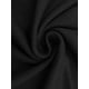 thumbnail image 5 of INSPIRE CHIC Vestido de Maternidad para Mujeres Cuerpo Ajustado Midi de Manga Corta con Estiramiento Lateral Arrugado para Embarazo 1 Pieza Sesión de Fotos Babyshower Grande Negro, 5 of 6