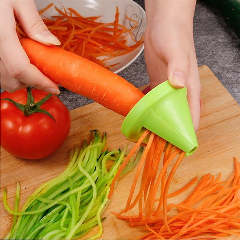 Curleur et éplucheur de carottes, carotte noire Déchiqueteuse en spirale  Déchiquetée Légumes-racines Trancheuse de fruits Aiguiseur G