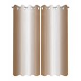thumbnail image 2 of Outdoor Curtains for Patio Ombre Abstract Gradient Cappuccino and White Waterproof Privacy Outside Curtains with Tiebacks Grommet Top Pergola Curtains for Porch Cabana Gazebo 2 Panels, 54x95 inch, 2 of 7