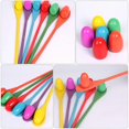 thumbnail image 4 of 10 Sets of Egg Spoon Race Game Wooden Egg Balance Toy Kids Sensory Training Toy, 4 of 4