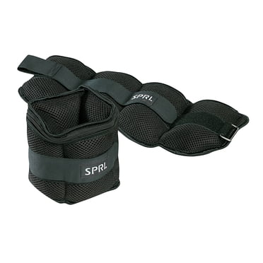 GoFit Adjustable Ankle Weights By GF-5W, 5 LB, Negro
