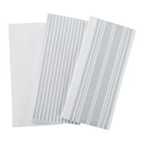 Better Homes & Gardens Soft Silver Cotton Woven Dual-Purpose Oversized Kitchen Towels 3 Pack