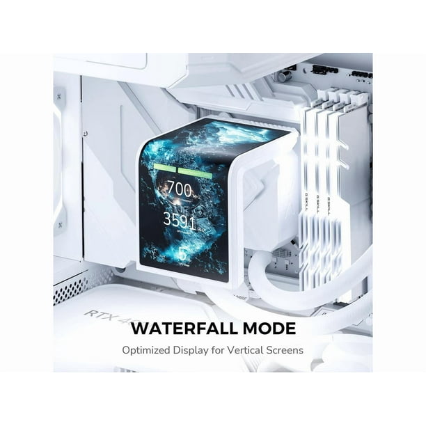 TRYX PANORAMA SE 360 ARGB ホワイト 簡易水冷　クーラー TRYX Panorama SE 360 ARGB White 360mm AIO Rotatable 6.5