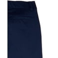 thumbnail image 4 of Wonder Nation Girls Plus School Uniform Stretch Twill Skinny Pants, Sizes 8-20, 4 of 4