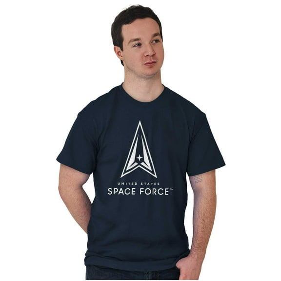 Classic US Space Force Military Logo Men's Graphic T Shirt Tees Brisco Brands S
