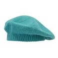 thumbnail image 2 of Women's Solid Color Knitted Wool Warm Beret Casual Shade Fall and Winter Hat, 2 of 3