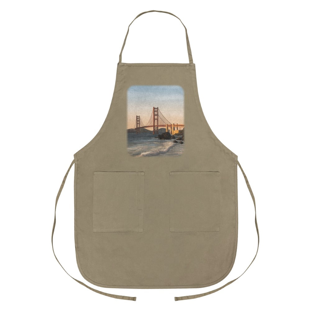 Golden Gate Bridge San Francisco Apron with Pockets