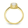 thumbnail image 2 of Solid 10k Yellow Gold CZ Cubic Zirconia Anniversary Ring Band Size 8.5, 2 of 4