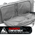 thumbnail image 5 of MADOG 40" Soft Padded Case Storage Bag Carrying Backpack with Zipper and Adjustable Strap, Gray, 5 of 10