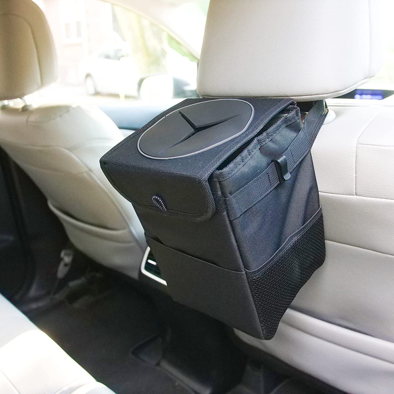 EcoNour Car Trash Bag (2022 Updated) | Car Back Seat Back Litter Trash Bag, Size: Standard, Black