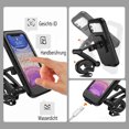 thumbnail image 3 of Soporte Para Teléfono Móvil Para Bicicleta, Soporte Para Smartphone Impermeable Con Pantalla Táctil, Giratorio 360°, Altura Regulable Para Iphone Samsung Galaxy Huawei Hasta 6,7 Pulgadas, Compatible, 3 of 7