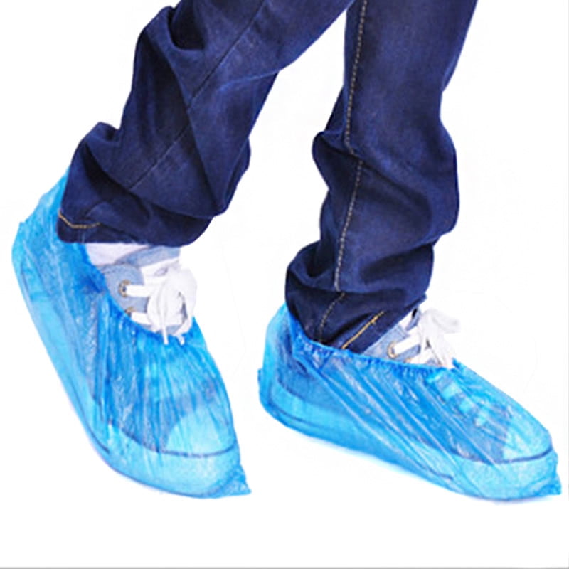 50Pcs Plastic Disposable Shoe Covers 