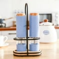 thumbnail image 4 of Advancent Molino de pimienta eléctrico plástico para una capacidad grande de aplicación amplia de condimento fácil y conveniente Cocina y Comedor azul, 4 of 6