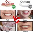 thumbnail image 4 of Upper And Lower Veneer Dentures For Women And Men Fake Teeth Natural Shade! Fix Your Smile At Home Within Minutes!-FPJ23, 4 of 5