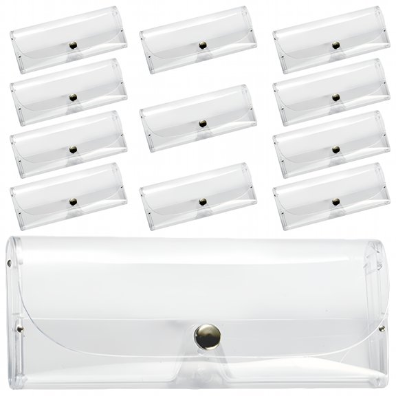 HBMYN 2026 New 12Pcs Hard Shell Glasses Cases Portable Sunglasses Case Travel Eyeglasses Case for Eyewear Protection, Travel Storage, Sunglasses, Glasses Organization, Outdoor Activities