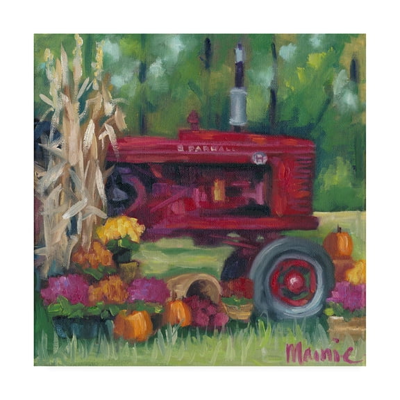 Trademark Fine Art 'Farmall Fall' Canvas Art by Marnie Bourque