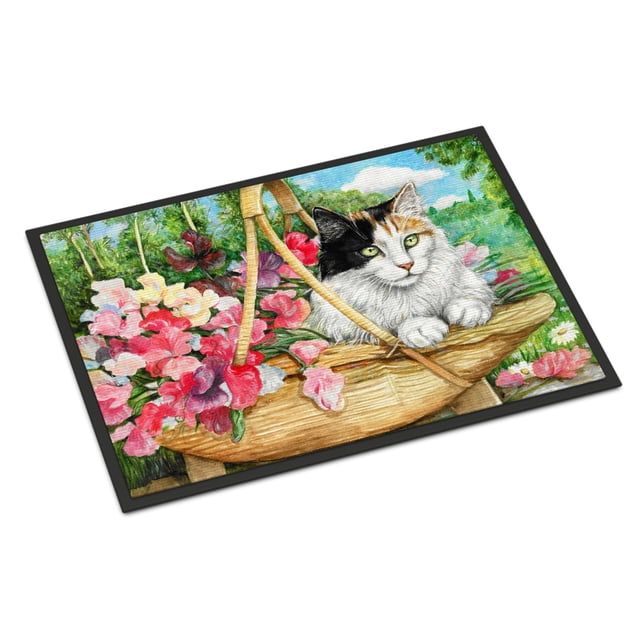 "Treasures Halloween Scary Swiss Hound Tapete interior o exterior 24x36 BB2234JMAT 24"" x 36"" Multicolor" Caroline's Treasures CDCO0178JMAT