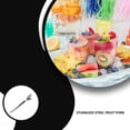 thumbnail image 4 of braveheart Fruit Fork Stainless Steel Cake Candy Dessert Forks Party Tableware Solid Toothpicks Bento Box Accessories Type 1 Type 3, 4 of 6
