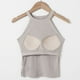 thumbnail image 4 of Tops de Manga Corta de las Mujeres Casual, Moda de Color Sólido, con la Almohadilla de Pecho Top de Pijama para las Mujeres, 4 of 4