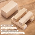 thumbnail image 3 of Bloques de Madera SOKOSEY para Tallado en Tilo 7 Piezas 10x2.5x2.5 cm, 3 of 7