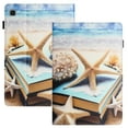 thumbnail image 2 of Feishell for Samsung Galaxy Tab A7 Lite 8.7" 2021 (SM-T220/T225/T227) Case, Slim Colorful Pattern PU Leather Flip Folio Stand Card Slots Wallet Case Cover with Pencil Holder,Starfish, 2 of 12