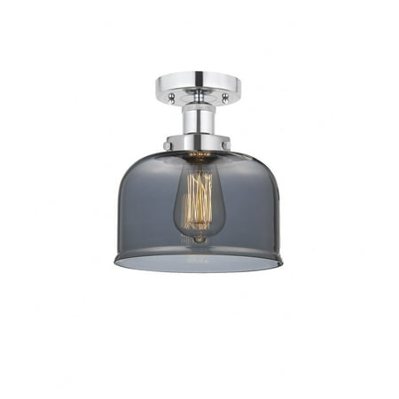 

Innovations Lighting - Bell - 1 Light Semi-Flush Mount In Industrial Style-8.25