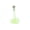 Green, variant on Push In labret BioFlex with Cubic Zirconia Stone 16G