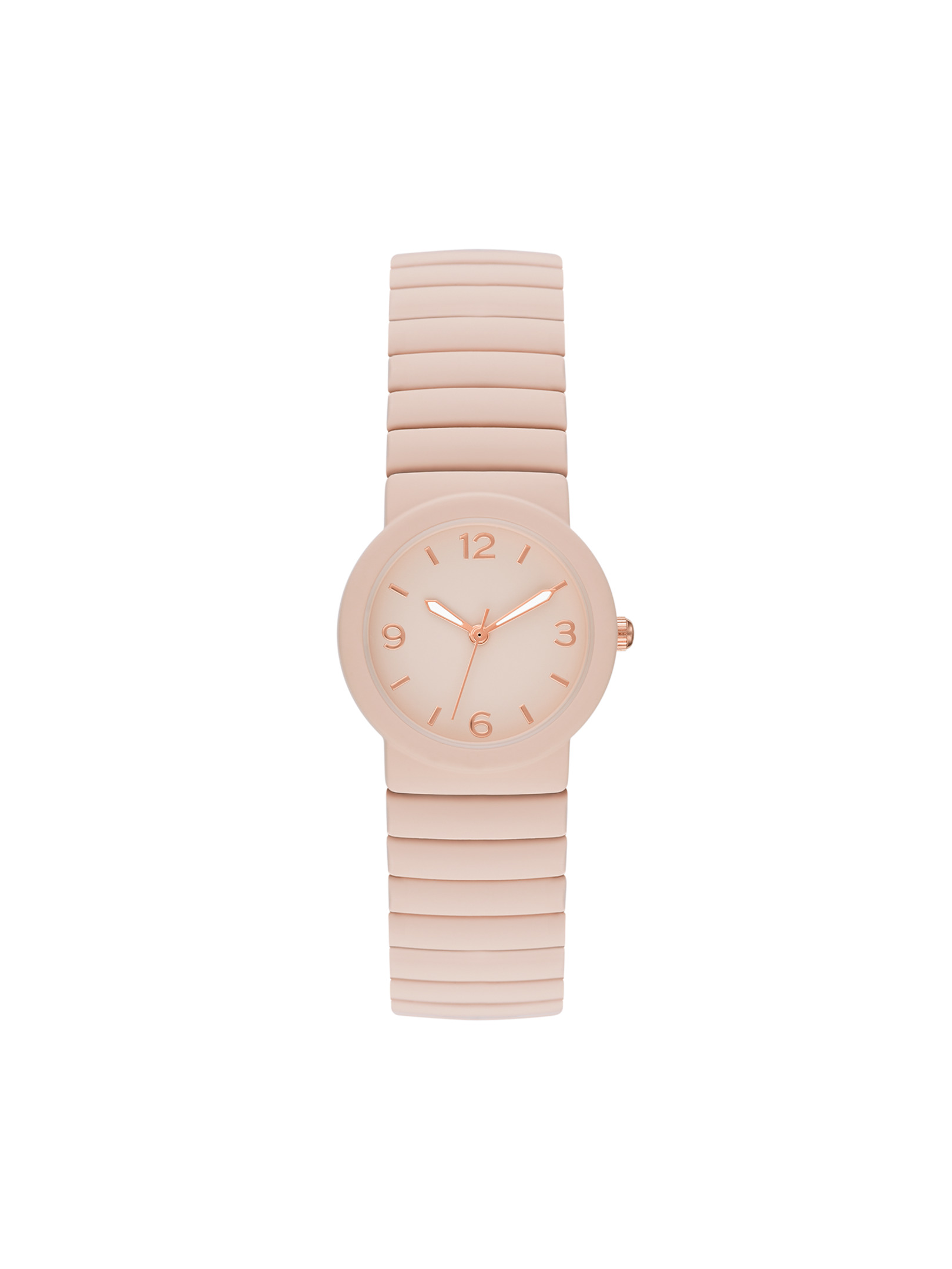 Time and Tru Ladies' Watch with Light Pink Case, Pink Dial and Pink Expansion Band
