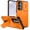 Orange, variant on For Samsung Galaxy A15 Phone Case,Compatible with Wireless Charging,With Invisible Contractile Kickstand,Camera Cover,2-in-1 Hybrid Heavy Duty Shockproof Non-Slip Durable Phone Case,Purple
