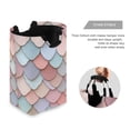 thumbnail image 3 of Yayeee Freestanding Laundry Hamper with Handle Collapsible Large Storage Basket for Clothes, Art Pattern, 3 of 7