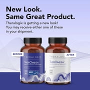 Theralogix TherOmega Omega-3 Fish Oil Supplement - Supports Heart, Brain, Immune & Joint Health* - 700 mg DHA & EPA from Wild Alaska Pollock - Sustainably Sourced - NSF Certified - 90 Softgels